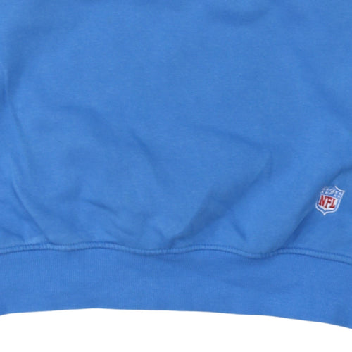 H&M Womens Blue Giants Crew Neck Pullover Sweatshirt M Cotton Blend