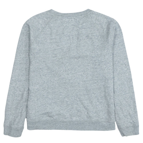 Levi's Women Grey Crew Neck Logo Sweatshirt Size M