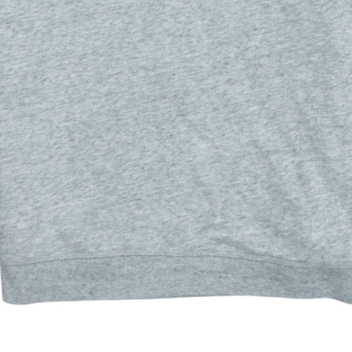 Levi's Women Grey Crew Neck Logo Sweatshirt Size M