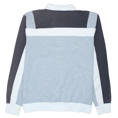 Champion Men's Grey Colourblock Track Jacket Size L Full Zip