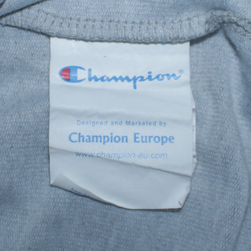 Champion Men's Grey Colourblock Track Jacket Size L Full Zip