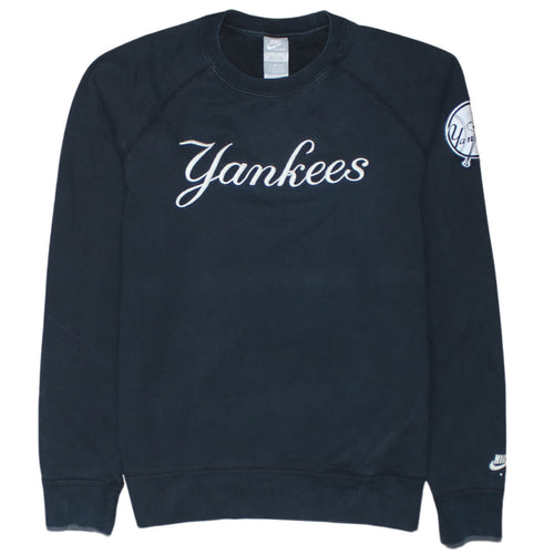 Nike Men’s Blue Yankees Embroidered Pullover Sweatshirt M