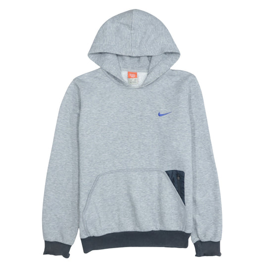 Nike Men's Grey Athletic Dept Hoodie Size M Pullover Embroidered Logo