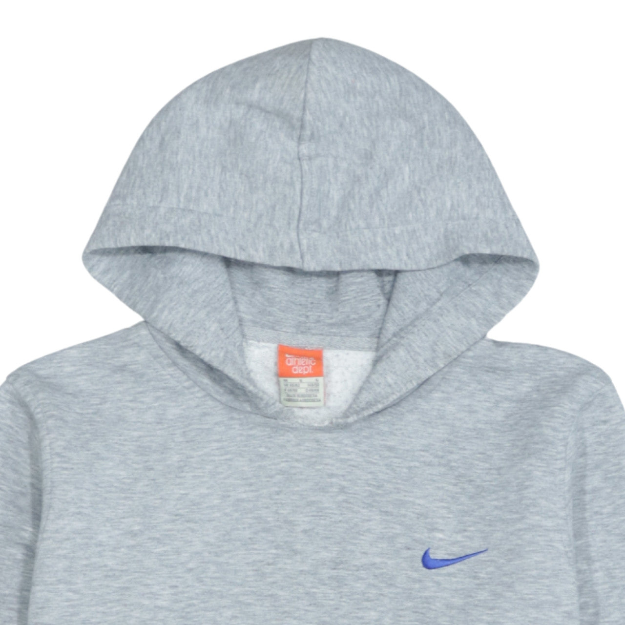 Nike Men's Grey Athletic Dept Hoodie Size M Pullover Embroidered Logo