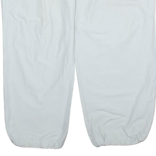 Adidas Men's Beige Cargo Trousers M 34in Regular Polyamide