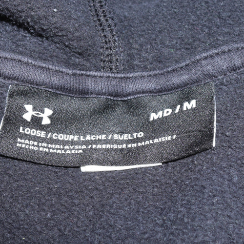 Under Armour Men's Black Pullover Hoodie M Relaxed Fit Sportswear