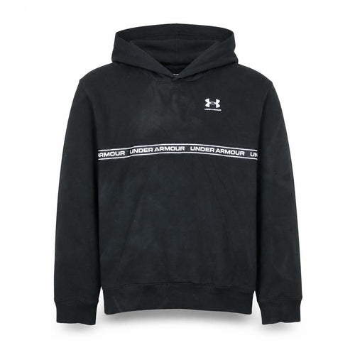 Under Armour Boys Black L Pullover Fleece Hoodie ColdGear Sportswear