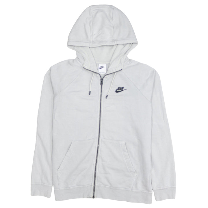 Nike Men's Grey Full Zip Hoodie Small Lightweight Sportswear