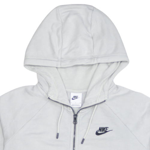 Nike Men's Grey Full Zip Hoodie Small Lightweight Sportswear