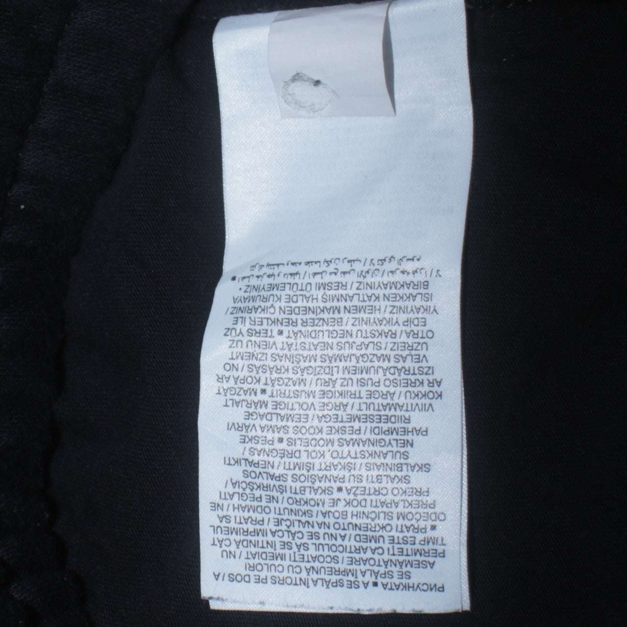 Adidas Women Black Crew Neck Sweatshirt XS Cotton Logo Long Sleeve