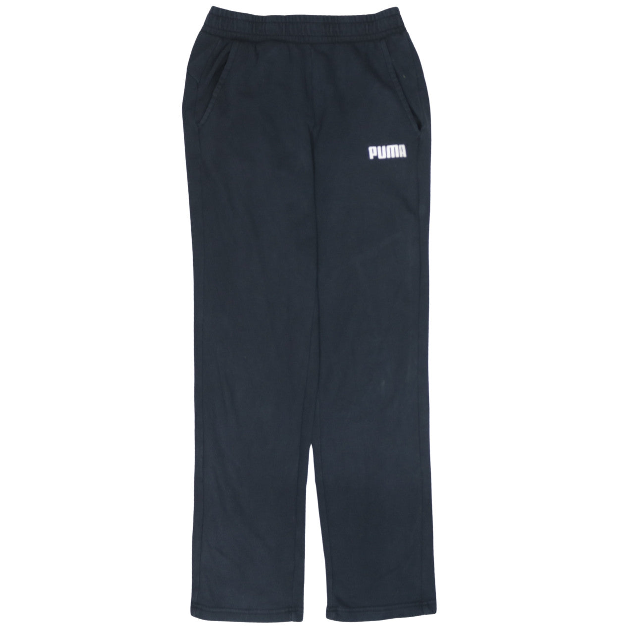 Puma Men's Black Small Fleece Sweatpants Regular Fit