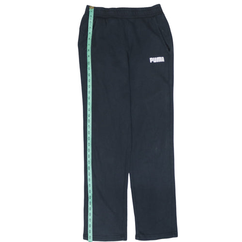 Puma Men's Black Small Fleece Sweatpants Regular Fit