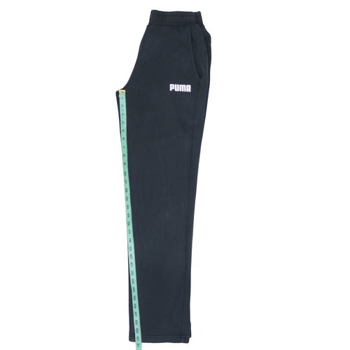 Puma Men's Black Small Fleece Sweatpants Regular Fit