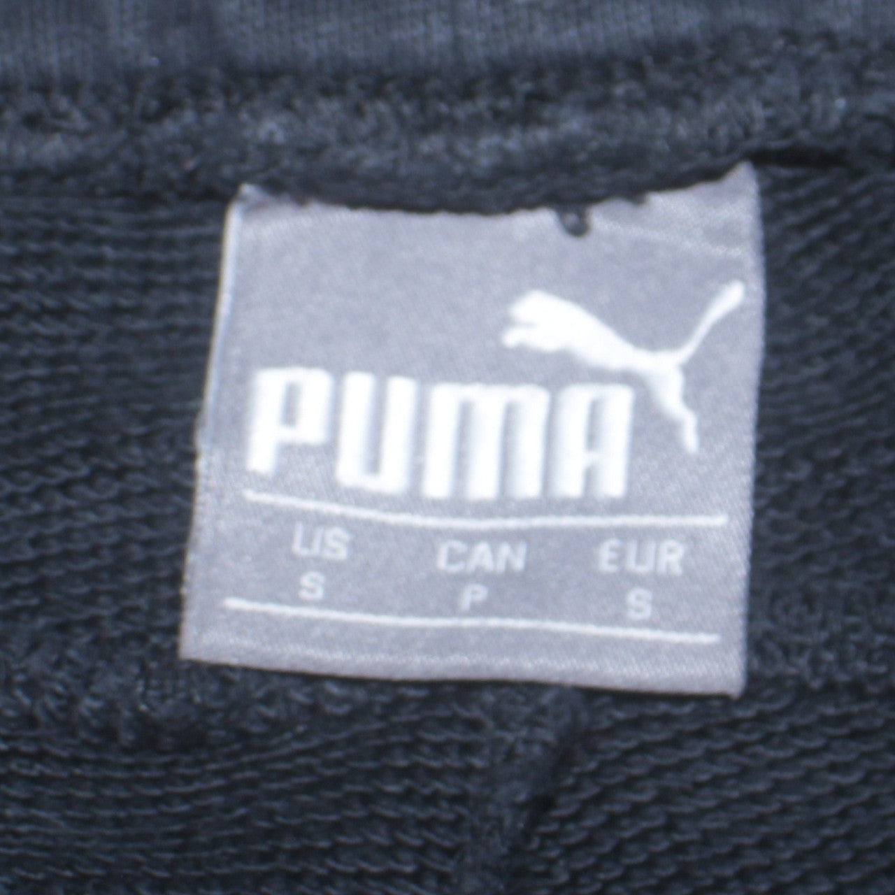 Puma Men's Black Small Fleece Sweatpants Regular Fit