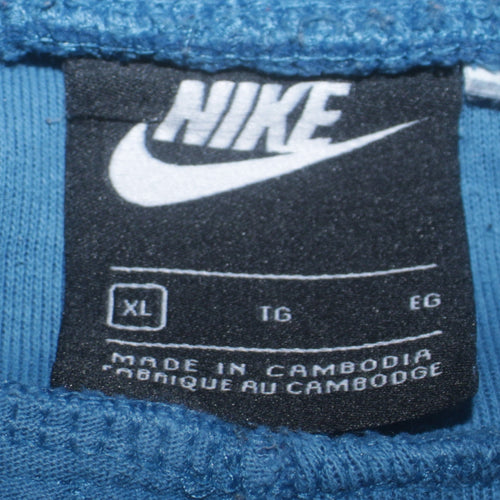 Nike Men's Blue XL Jogger Sweatpants Regular Fit Activewear Trousers