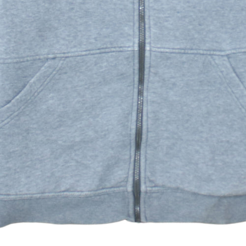 Nike Men's Grey Full Zip Hoodie S Regular Fit Sportswear