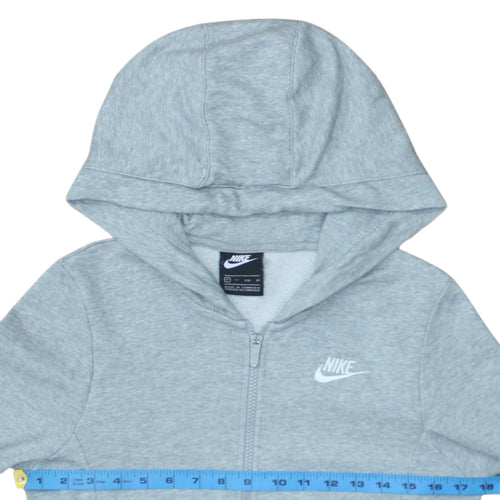 Nike Men's Grey Full Zip Hoodie XS Regular Fit Sportswear