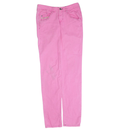Diesel Womens Pink Skinny Jeans Size 28 Slim Fit Stretch Denim