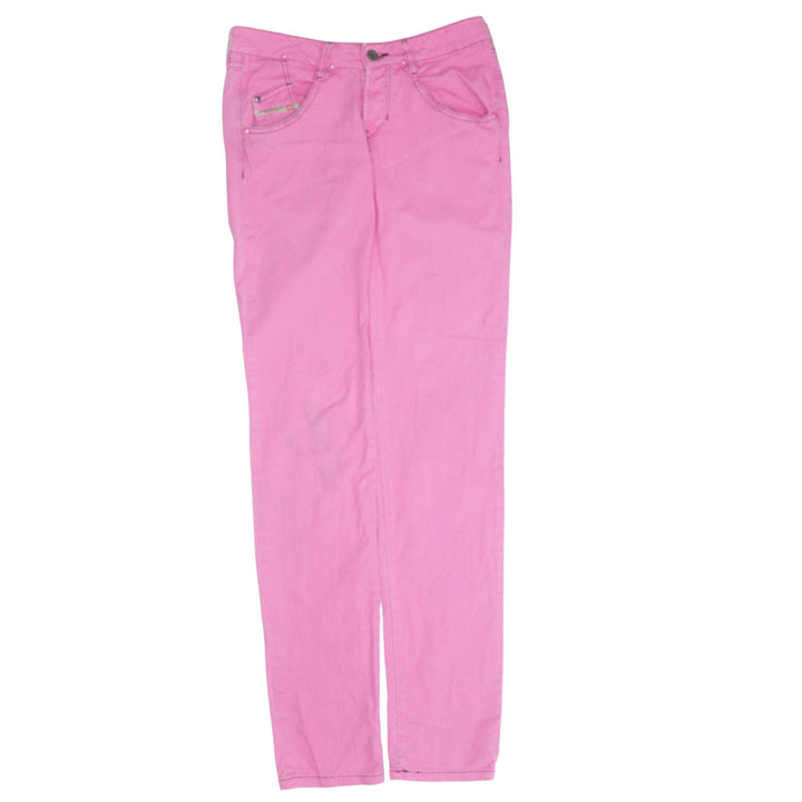 Diesel Womens Pink Skinny Jeans Size 28 Slim Fit Stretch Denim
