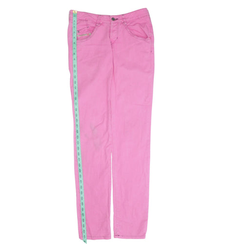 Diesel Womens Pink Skinny Jeans Size 28 Slim Fit Stretch Denim