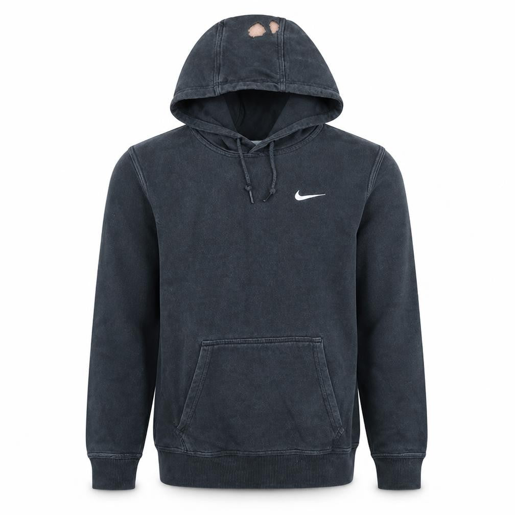 Nike Men's Black Pullover Hoodie Small Fleece Sports Logo Regular Fit
