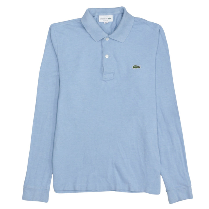 Lacoste Men's Blue Classic Fit Long Sleeve Polo Shirt XS