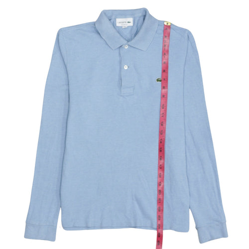 Lacoste Men's Blue Classic Fit Long Sleeve Polo Shirt XS