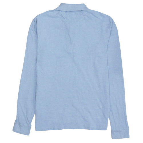 Lacoste Men's Blue Classic Fit Long Sleeve Polo Shirt XS