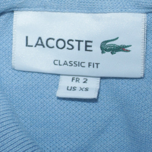 Lacoste Men's Blue Classic Fit Long Sleeve Polo Shirt XS