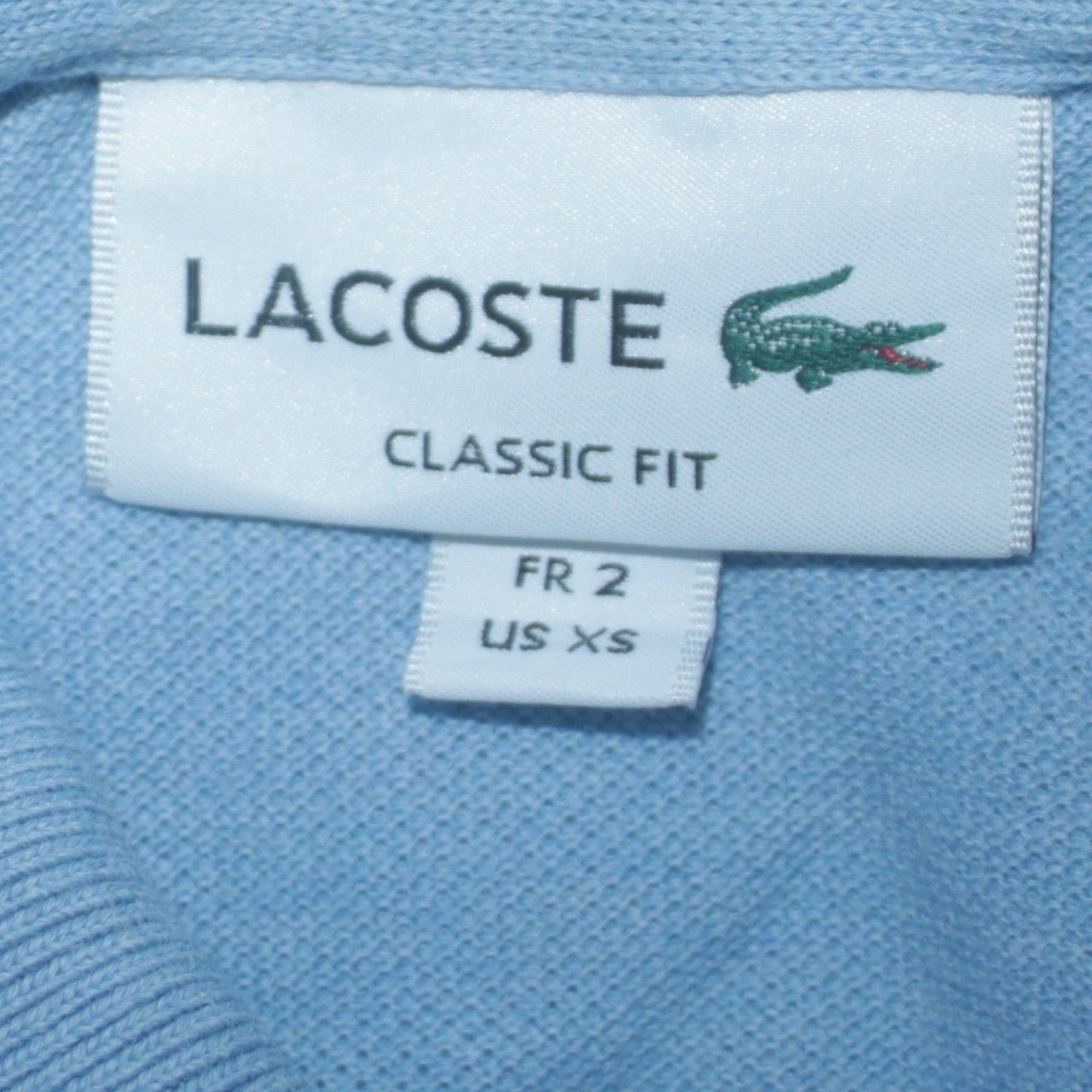 Lacoste Men's Blue Classic Fit Long Sleeve Polo Shirt XS