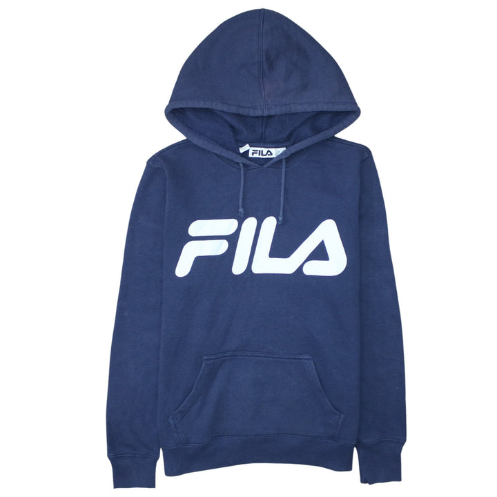FILA Women’s Navy Blue Hooded Pullover Sweatshirt Size 12
