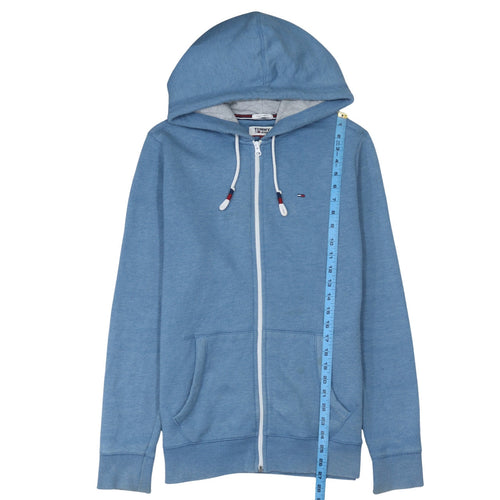 Tommy Jeans Men’s Blue Full Zip Hoodie M Regular Fit