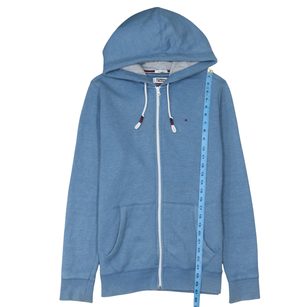 Tommy Jeans Men’s Blue Full Zip Hoodie M Regular Fit