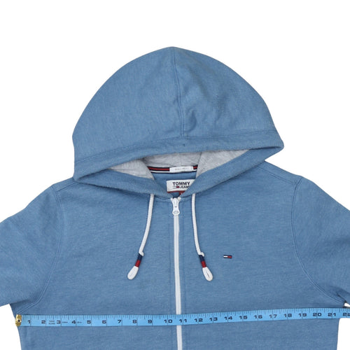 Tommy Jeans Men’s Blue Full Zip Hoodie M Regular Fit