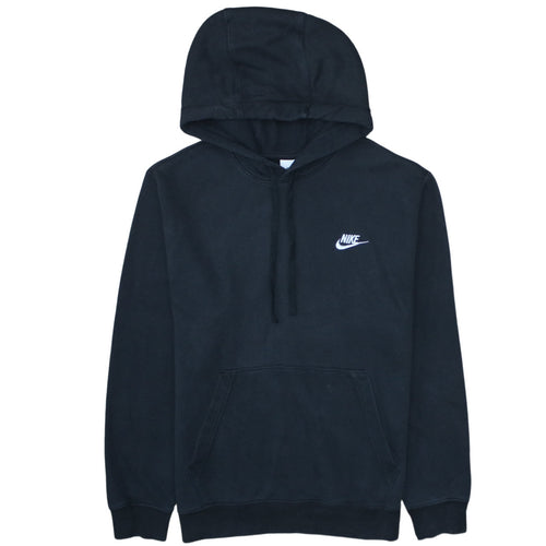 Nike Men's Black Pullover Hoodie S Regular Fit Fleece Sportswear