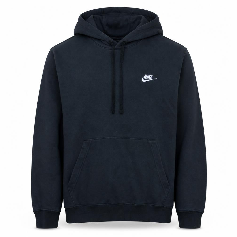 Nike Men's Black Pullover Hoodie S Regular Fit Fleece Sportswear