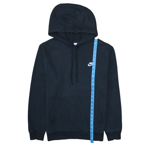 Nike Men's Black Pullover Hoodie S Regular Fit Fleece Sportswear