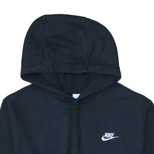 Nike Men's Black Pullover Hoodie S Regular Fit Fleece Sportswear