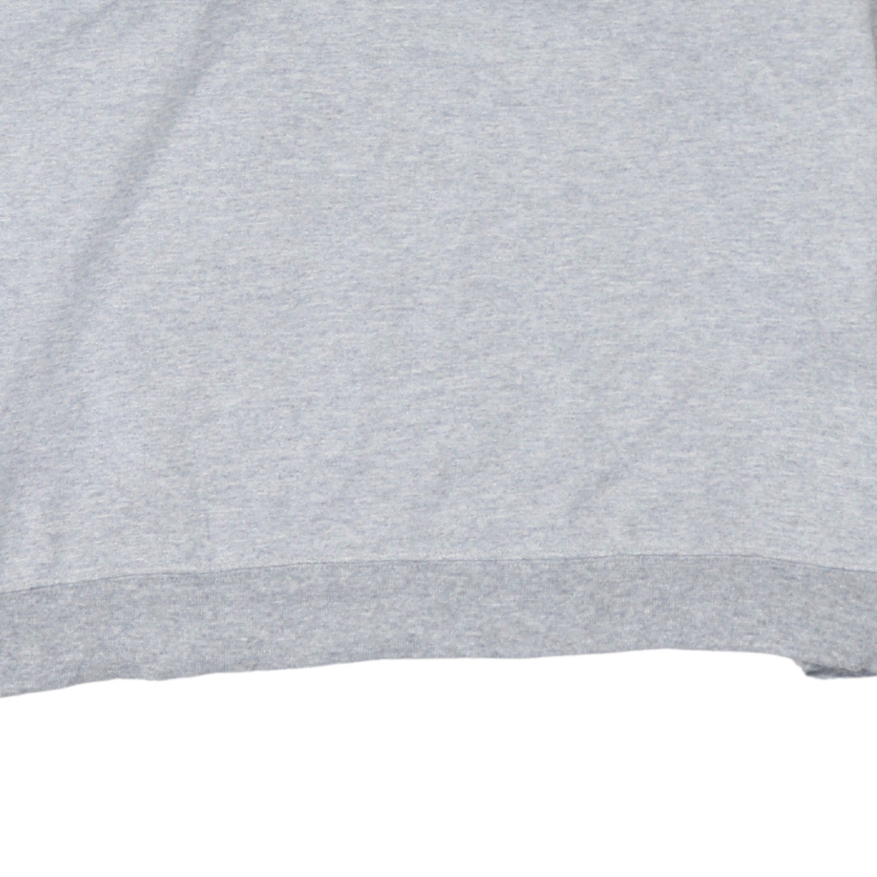 Champion Men's Grey 1/4 Zip Fleece Sweatshirt Size L
