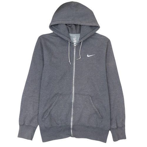 Nike Men's Grey Full Zip Hoodie L Sportswear Sweatshirt