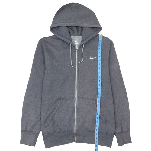 Nike Men's Grey Full Zip Hoodie L Sportswear Sweatshirt