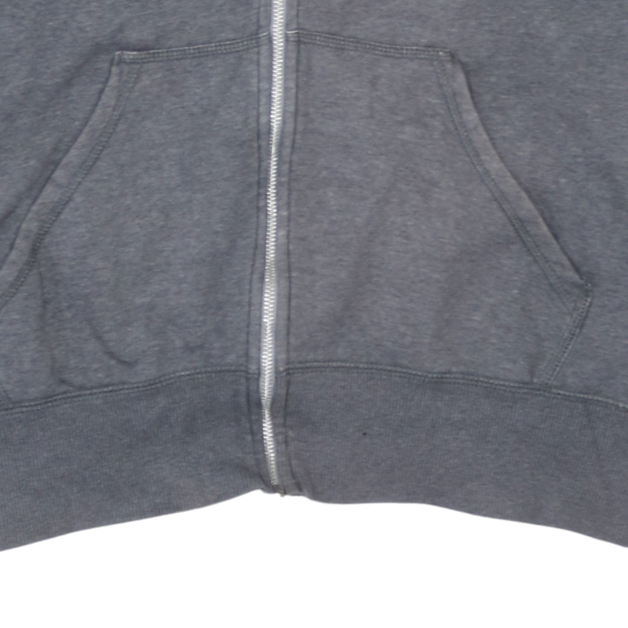 Nike Men's Grey Full Zip Hoodie L Sportswear Sweatshirt