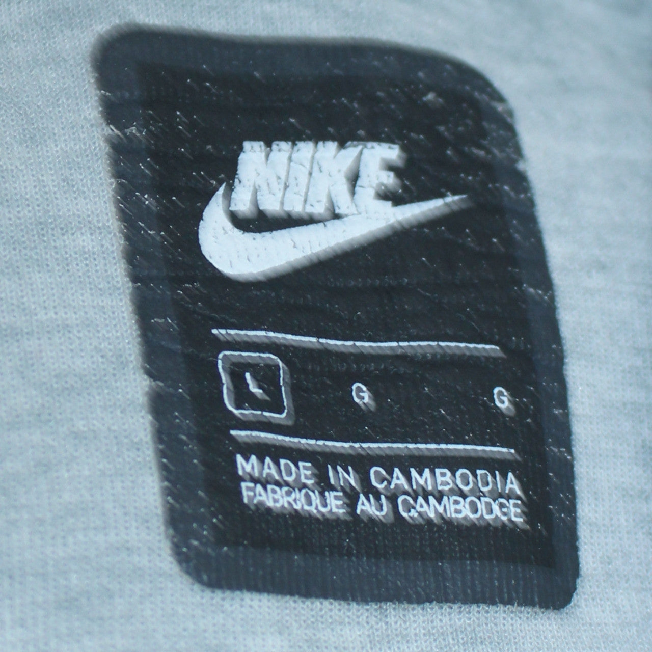 Nike Men's Grey Full Zip Hoodie Size L Sportswear