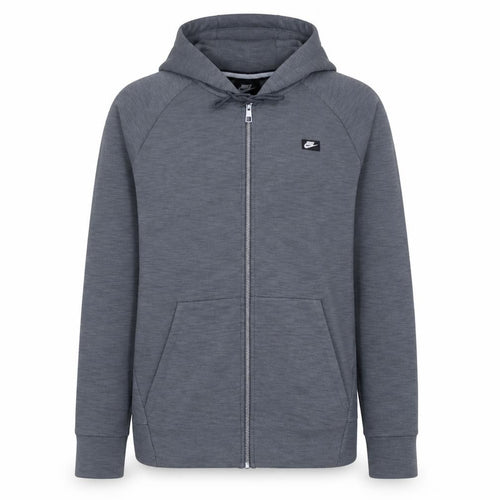 Nike Men's Grey Full Zip Hoodie Size M Sportswear