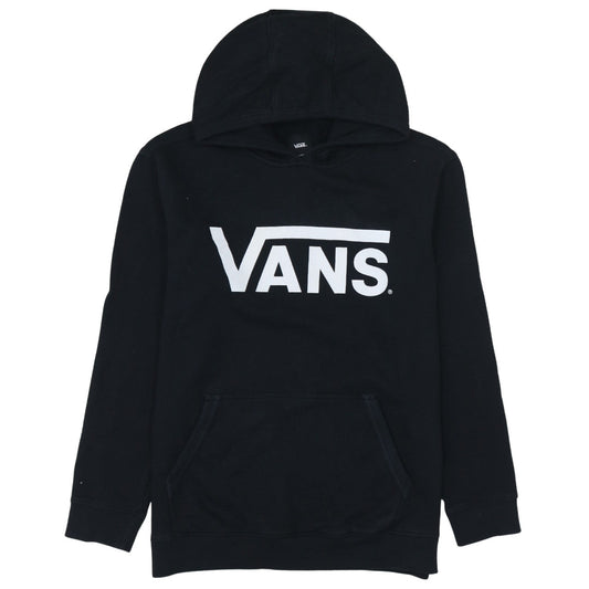 Vans Men's Black Pullover Hoodie XL Fleece Graphic Logo Sweatshirt