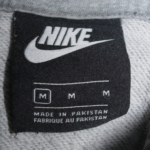 Nike Men's Grey Pullover Hoodie Sweatshirt Size M