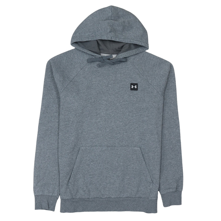 Under Armour Men's Grey Pullover Hoodie Medium Fleece ColdGear