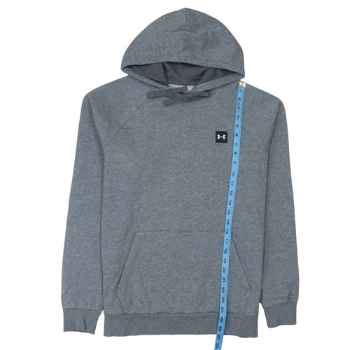 Under Armour Men's Grey Pullover Hoodie Medium Fleece ColdGear