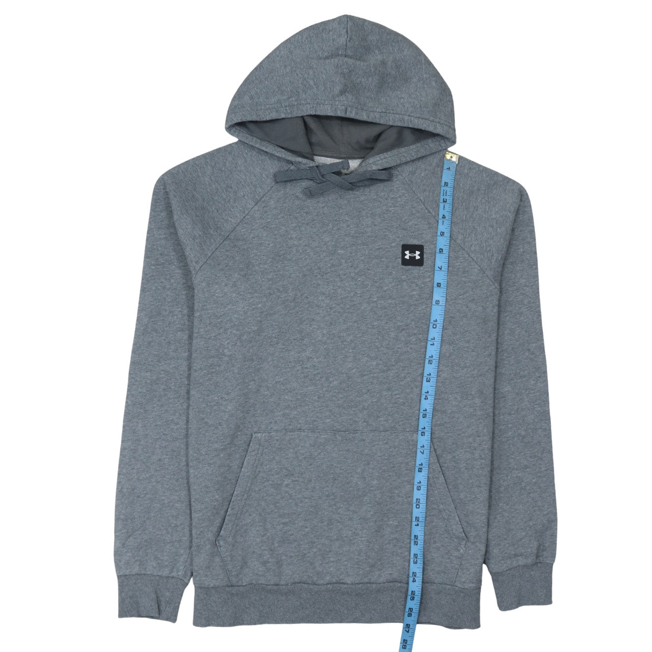 Under Armour Men's Grey Pullover Hoodie Medium Fleece ColdGear