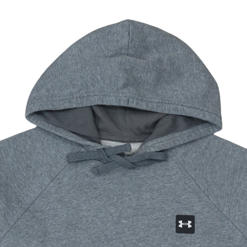 Under Armour Men's Grey Pullover Hoodie Medium Fleece ColdGear